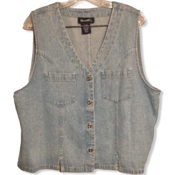 denim and company vest